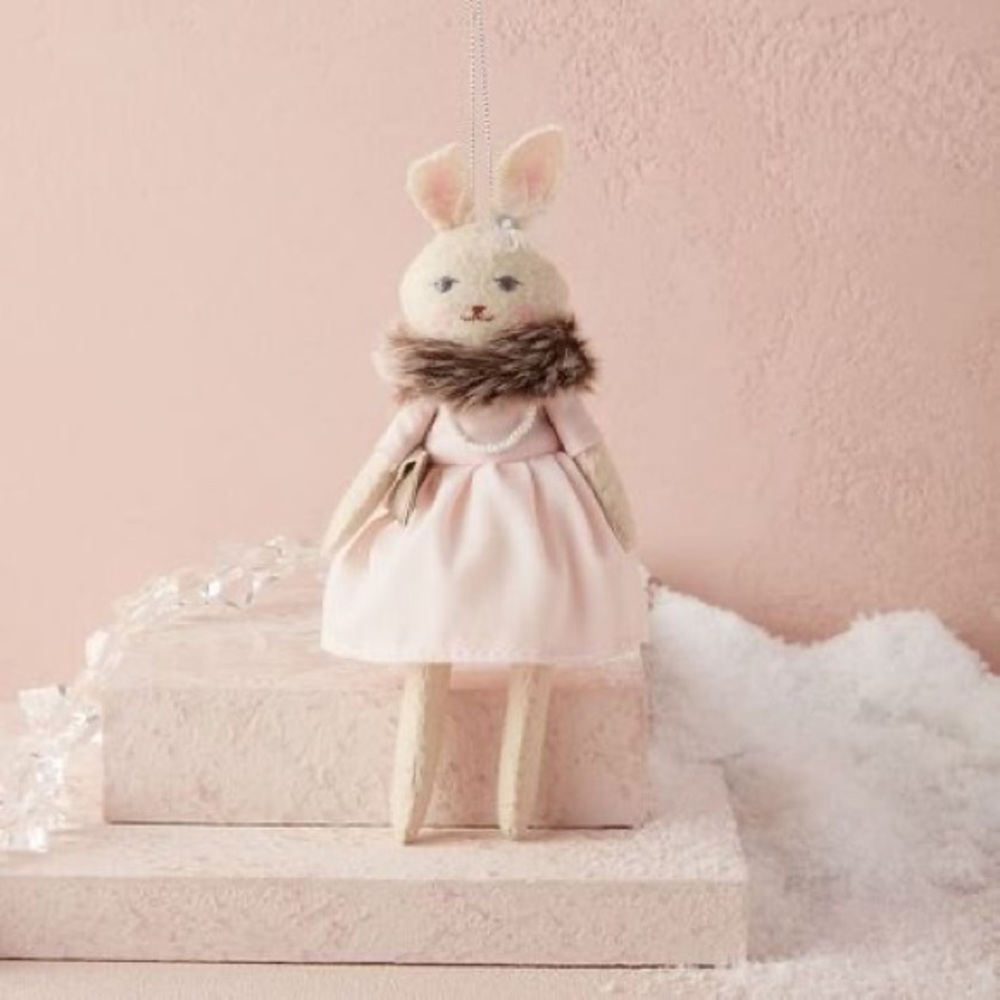 ISO west elm Erika Barratt rabbit ornament